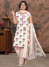 Peach Colour Stylish Casual Wear Designer Printed Readymade Salwar Suit Collection N F C 550 PEACH